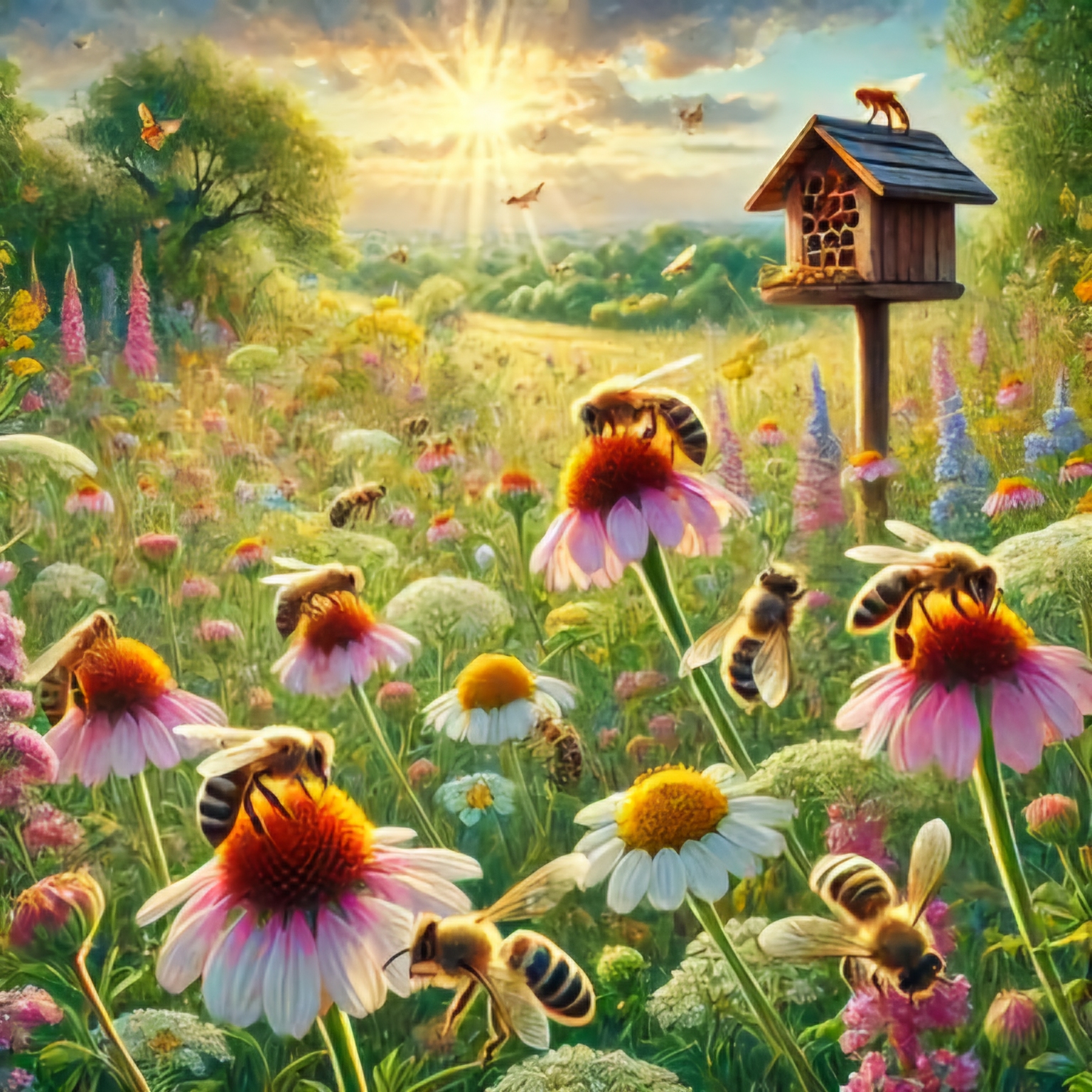 Informationen für Honig- und Wildbienen